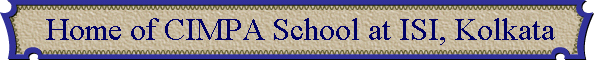 Home of CIMPA School at ISI, Kolkata