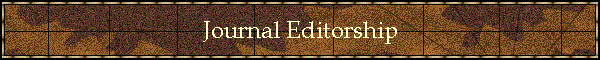 Journal Editorship